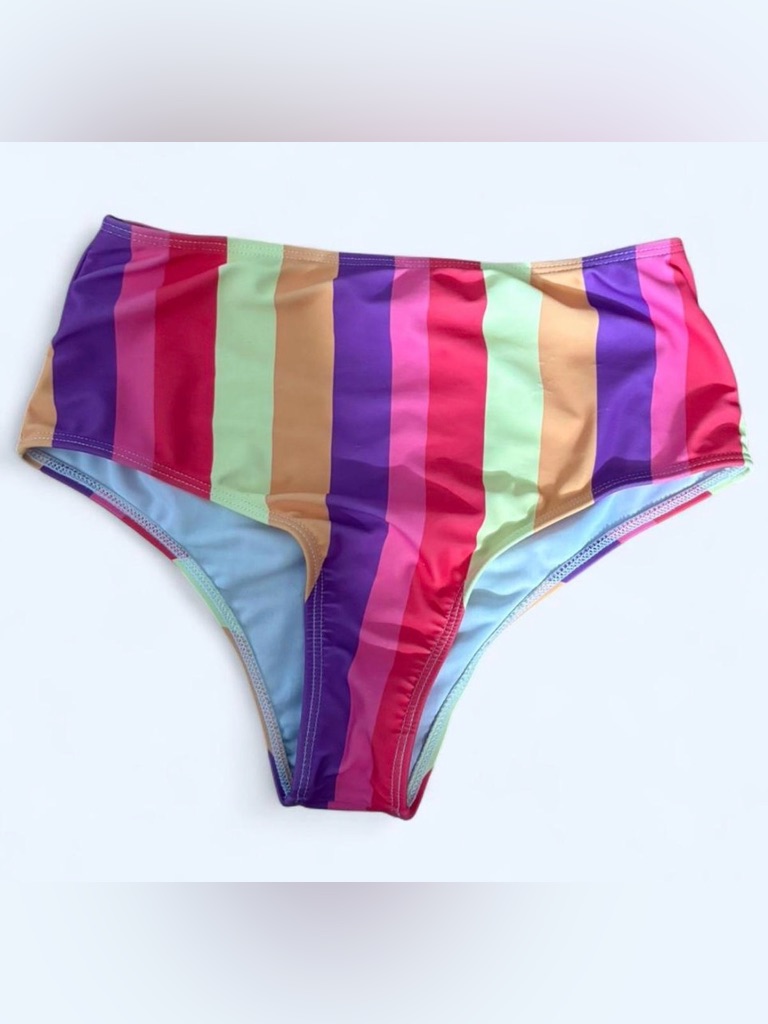 Shein Pink And Black Swimwear Tag - Size S